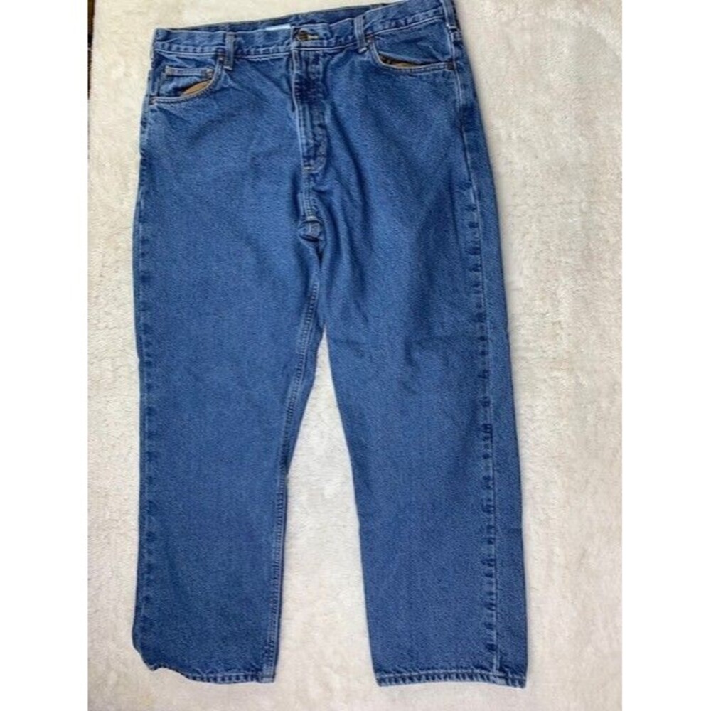 Carhartt Size 40x32 Mens Lined Jeans Straight Cotton Relaxed  (Actual Inseam 31)